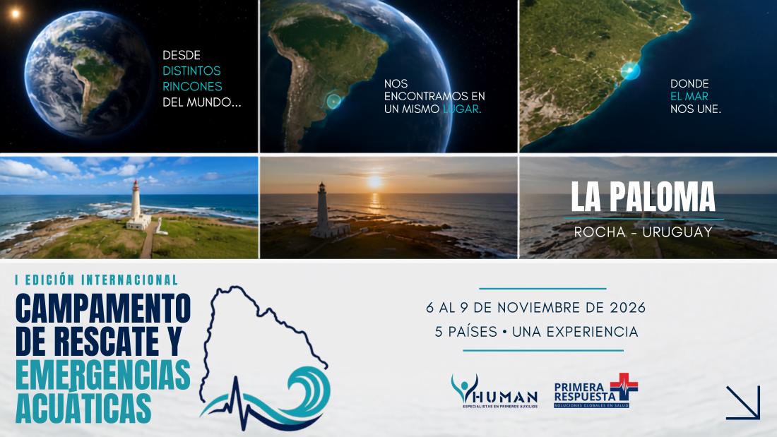 CIREA: Campamento Internacional de Rescate y Emergencias Acuáticas, La Paloma 2026